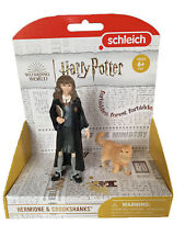 Schleich Harry Potter Wizarding World HERMIONE And CROOKSHANKS Figures  NIB 6+ picture