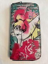 Disney Tinkerbell Graffiti Butterfly Zip Around Wallet picture