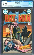 BATMAN 244  CGC 9.2 NM-  NICE OFF WHITE TO WHITE PAGES  NEAL ADAMS  TALIA picture