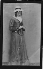 Vintage, Antique Theatrical Cabinet Card  Photo (C. Dickens Sarah Gamp) picture