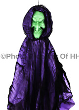 NEW POSEABLE HALLOWEEN HANGING WITCH MONSTER REAPER 3 FT PARTY PROP CLEARANCE picture