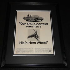 1968 Chevrolet Adjustable Wheel 11x14 Framed ORIGINAL Vintage Advertisement picture