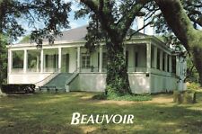 Postcard MS Biloxi Beauvoir Cottage Jefferson Davis Home Civil War President picture