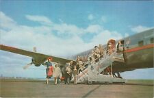 American Airlines Americas Leading Airline Chrome Vintage Postcard picture