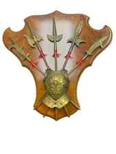 Denix Decorated Shield w/5 Different Halberds picture