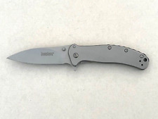 KERSHAW1730SSST RJ MARTIN Design Stainless SteelPocket KnifeExcellent Condition picture