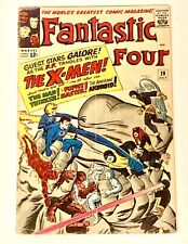 Marvel FANTASTIC FOUR #28 1964 6.0 F🔑 1st Crossover X-MEN/Fantastic Four picture