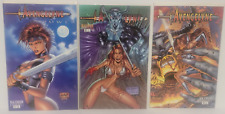 AVENGELYNE POWER #1-3 COMPLETE SET w/ 1 BLUE VARIANT Rob Liefeld Combine Shippin picture