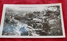 1950s BOES Photo Post Card GOODRICH FALLS COVERED BRIDGE, Carroll County, N.H. picture