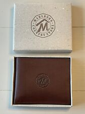 VINTAGE MARLBORO COUNTRY STORE BROWN LEATHER MENS WALLET W/ BOX picture
