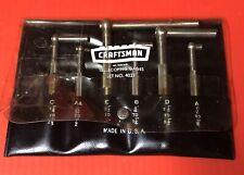 Vintage CRAFTSMAN USA (1960’s Logo on Pouch) Set No. 4027 6-pc Telescoping Gages picture