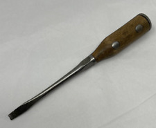 Antique Pexto Split wood handle Standard Screwdriver 8.5