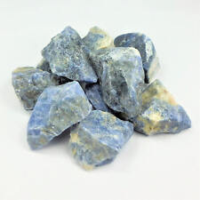 Rough Sodalite (3 Pcs) Raw Crystal Chunk Blue Stone Gemstones Unpolished Rocks picture