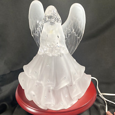 Beautiful Roman Inc “Angel With Child” Softly Lighted Lamp 10” picture