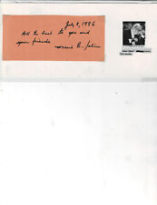 Albert Sabin signed autograph 2.5x5 on a cut card, Oral Polio Vaccine picture