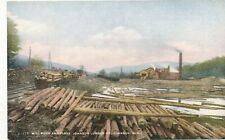JOHNSON NH - Johnson Lumber Co. Mill Pond And Plant Postcard picture