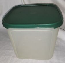 Tupperware Modular Mates Square #3, 17 Cups Container 1621-3 Green Lid 1623-6 picture