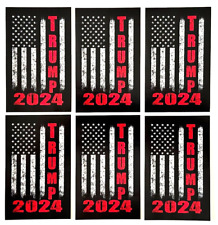 6  Trump 2024 ..2nd Amendment..MAGA...Car/Truck Window...Stickers  Decal  6 Pack picture