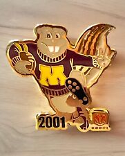 VTG 2001 Minnesota Golden Gopher Dodge Logo Lapel Pin  Football  Gold Tone OOAK picture