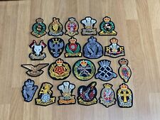 British Army CURRENT Units - Sew On Embroidered Biker Patches / Badges - Various picture