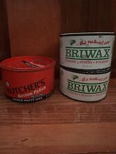 3 Vintage Wax Tin picture