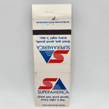 Vintage Matchcover Super America Gas Convenience Store Logo  picture