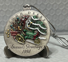 NEW 1998 John Deere Pewter Christmas Ornament  - #63 picture