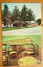 East Lee Steak and Seafood House, Lee MA chrome postcard split view picture