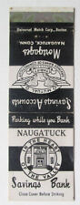 Naugatuck Savings Bank - Naugatuck, Connecticut 20 Strike Matchbook Cover CT picture