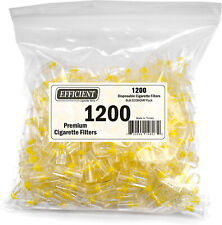 EFFICIENT Bulk Cigarette Filter Tips (1200 Filters) Block, Filter Out Tar & Nic picture