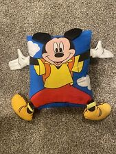 Mickey Mouse Pillow Huggable Plush Vintage 1993 Disney PSE Flappy Ears Hand Feet picture
