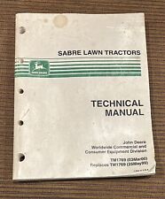John Deere TM1769 Technical Manual Sabre Lawn Tractors picture