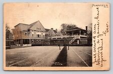 c1905 Park Club Tennis Court Plainfield New Jersey NJ ANTIQUE Postcard  picture