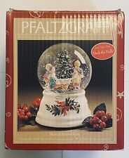 Pfaltzgraff Musical Snow Globe Welcome 2000 Plays Deck The Halls picture