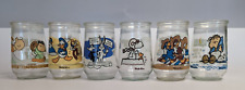 Vintage Welch's Jelly Jar/Glasses Mixed Lot of 6 Disney/Peanuts/Looney Tunes picture