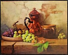 1960's Still Life Robert Chailloux Painting Litho Print Vintage Kitchen Decor picture
