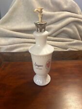 Vintage Jergens Lotion Milk Glass Jar Empty White Collectible picture