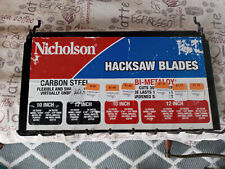 Nicholson Hack Saw Blade Display Sign picture