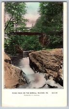 Milford, Pennsylvania PA - Picnic Rock on the  Sawkill - Vintage Postcard picture