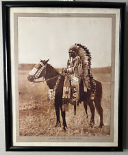 Chief Hector Assiniboin 1908 Native American Indian Reprint 16X20 Edward Curtis picture