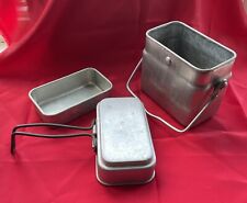 French Army Marseille WW2 1939 Mess Kit Complete 3 Piece Set  France picture