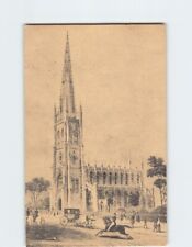 Postcard Trinity Church Broadway & Wall Street New York City New York picture