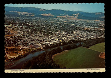 Postcard Corvallis Oregon Aerial View Wilamette River                 A7 picture