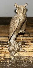Vintage 1986 Bronze Owl Figurine. Marked: Source of Fine Avon Collectibles.3.5” picture
