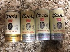 Coors 7oz Beer Cans (four Different) picture