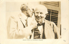 c1930s Henry Ford and Thomas A. Edison Real Photo Postcard/RPPC picture