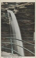Cavern Tunnel  Watkins Glen New York Vintage White Border Post Card picture