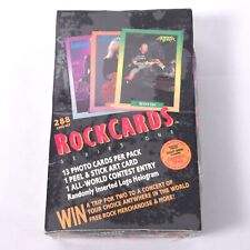 Vintage 1991 ROCKCARDS Series One Sealed Box Music Trading Cards USA BROCKUM picture