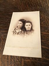 Antique Cabinet Photo Young Girls Victorian Headshots Portland Oregon picture
