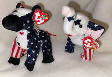 Vintage Lefty 2000 Donkey Righty 2000 Elephant Lot of 2 Ty Beanie Babies picture